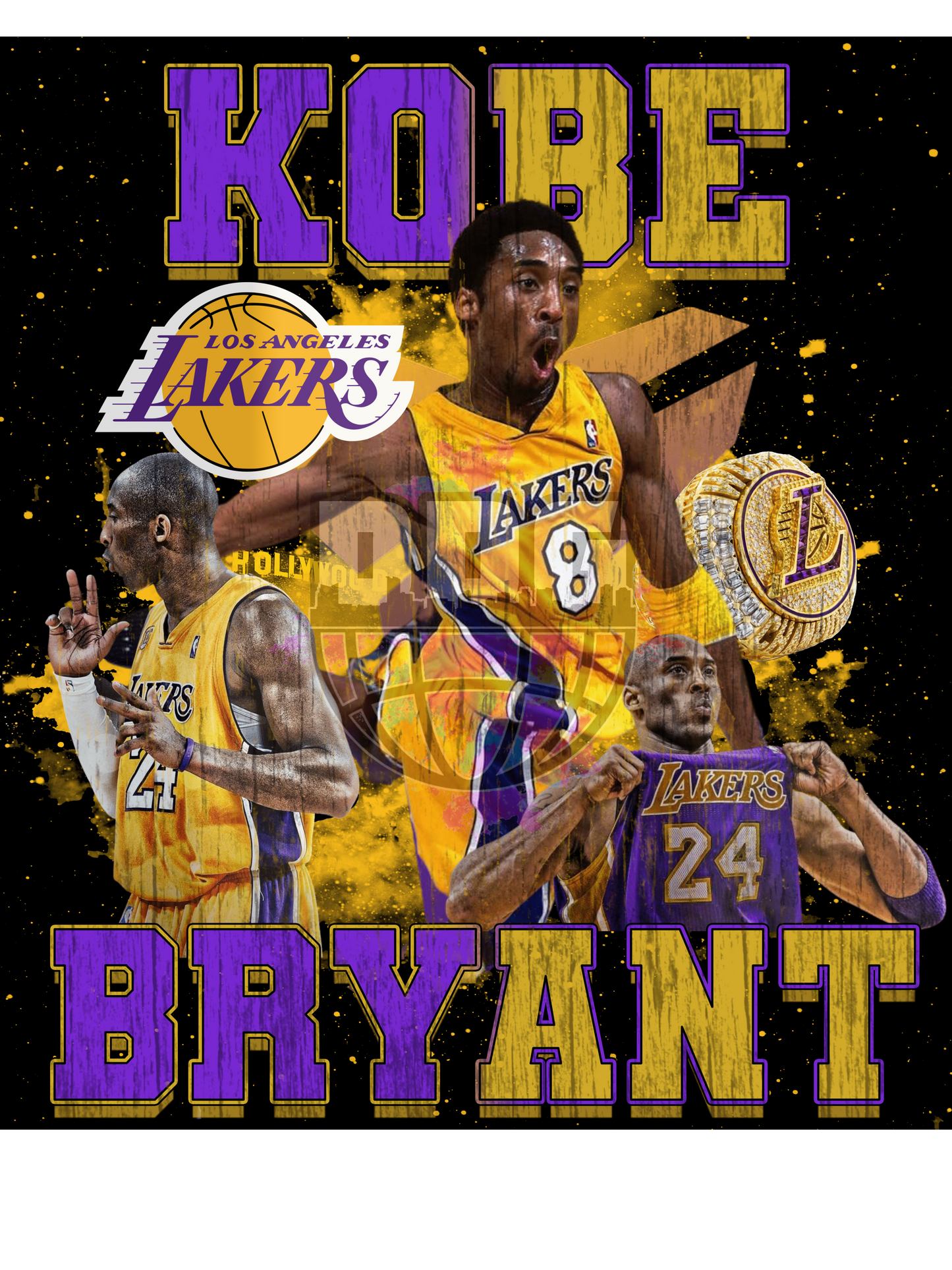 Laker Legend - Kobe Bryant Tribute Graphic T-Shirt