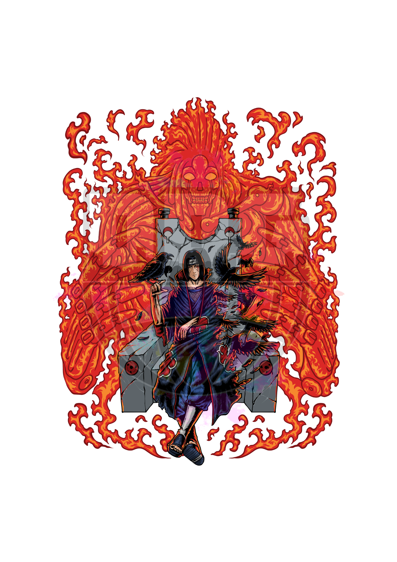 SUSANOO THRONE - Itachi Uchiha - Graphic Tee