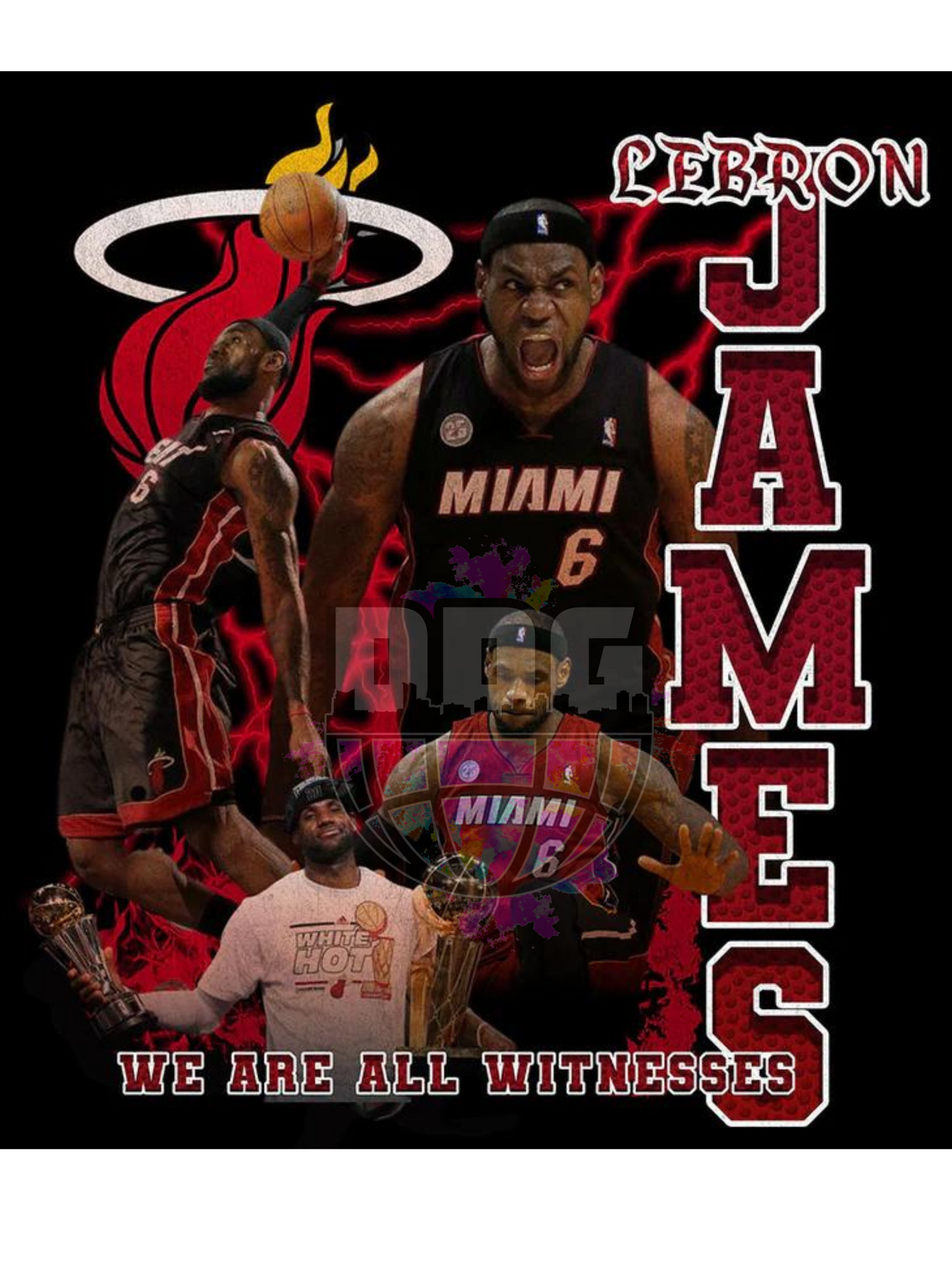 The Villain of Miami - Lebron James Tribute Graphic T-Shirt