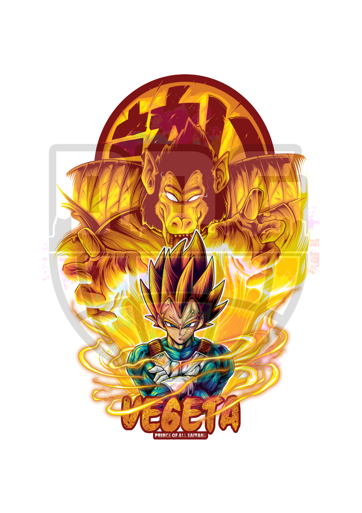 PRINCE OF ALL SAIYANS - Vegeta - Graphic Tee