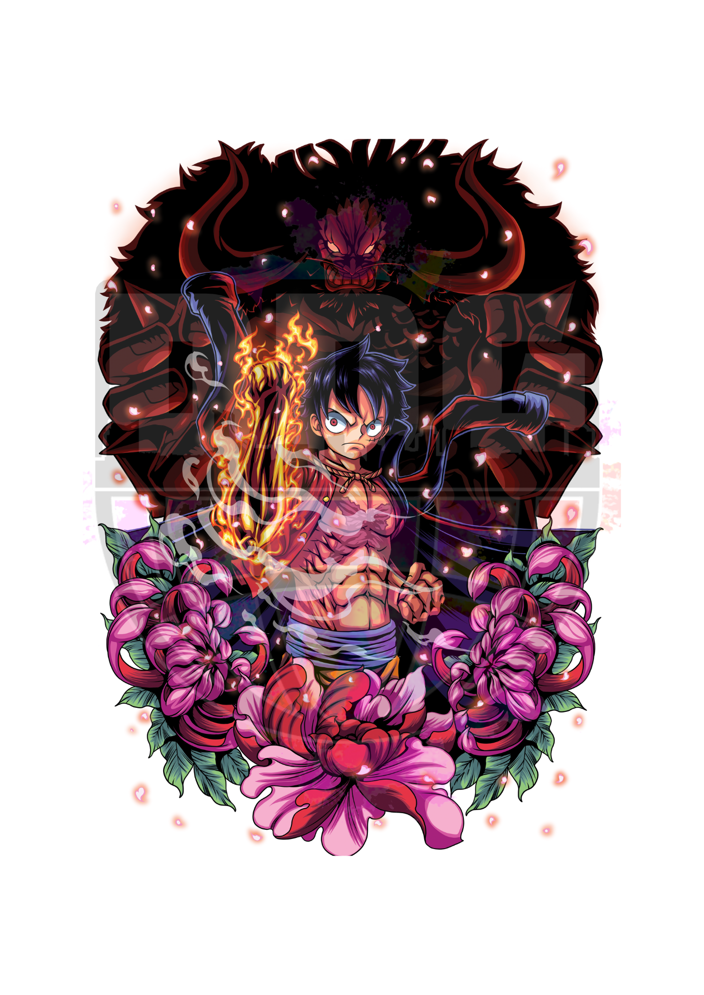 KING X DRAGON - Luffy - Graphic Tee