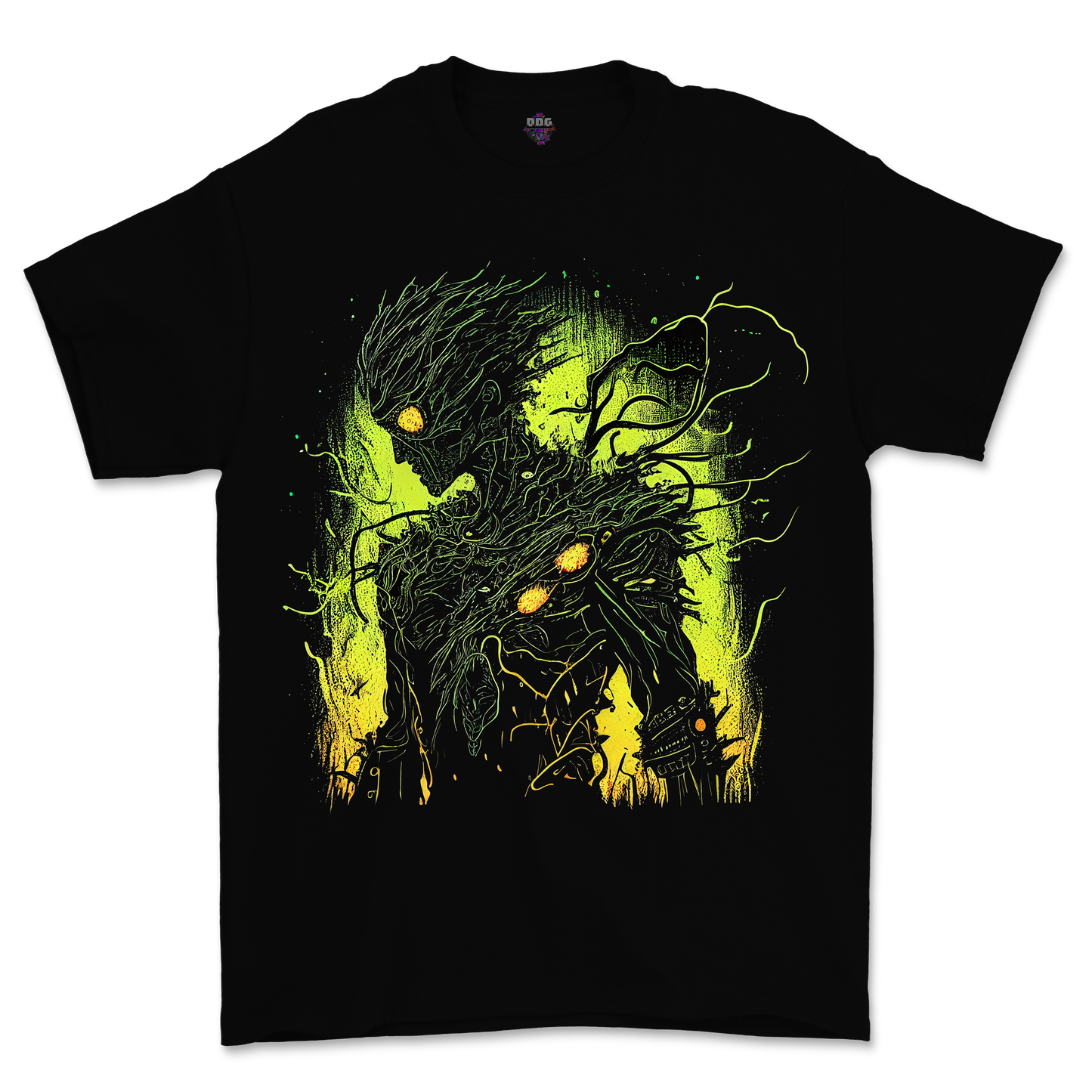 Futuristic Ghoul - Green Vines - Graphic tee