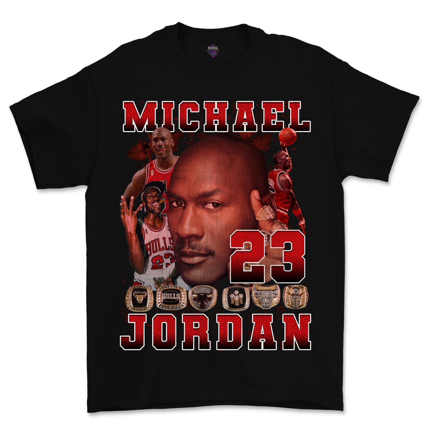 Jordan "3 Peat" Black - Graphic T-shirt