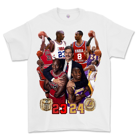 Black mamba x Air Jordan 3 peat - White Graphic T-Shirt